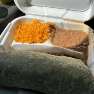 2. Carnitas Burrito Combo