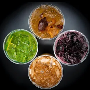 dough desserts, food, donuts