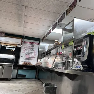 Inside the restaurant