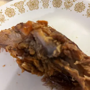 Horrible quality carnitas! Dry and greasy from the day before.