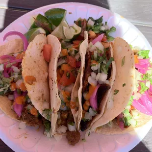 Sample of four, pastor was favorite, but all were great.