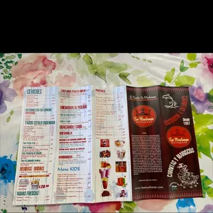 Menu side B