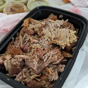 $16.99 Carnitas (Slow Cooked Pork) includes everything you'll need for a taco in generous amounts.