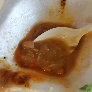 Nasty place you get 1 oz de beans whit a lot water and dry carnitas  so nasty and dirty  place