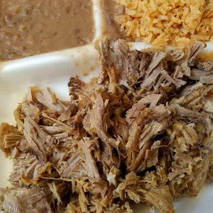 Carnitas plate.
