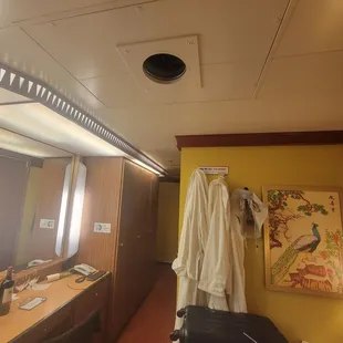 You can see the gaping hole