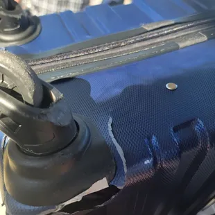 They damaged my luggage beyond repair