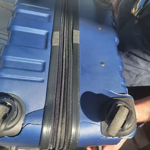 Cracked along the bottom