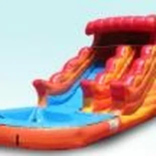 Newest Water Slide with pool.