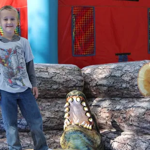 Log Slammer, our newest attraction has awesome graphics!