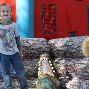 Log Slammer, our newest attraction has awesome graphics!

