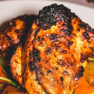 Charcoal roasted chicken