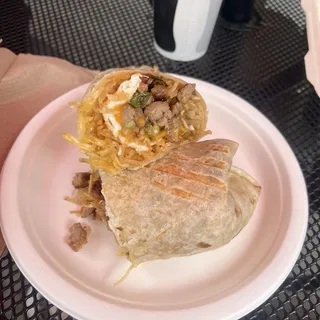 2 Meat Burrito Breakfast