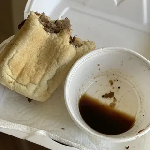 Did not give enough jus for the sandwich.