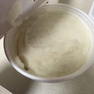 Mashed potato (without the gravy in pic)