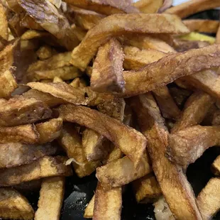 Overly done fries