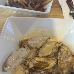 Buffalo ranch Wild Wings (all flats, well done!)