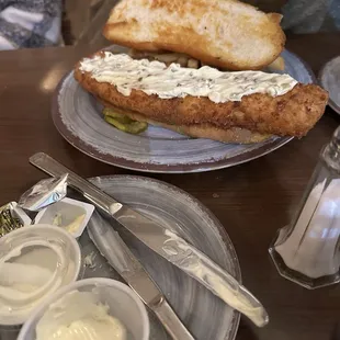 Cod Fried Fish Sandwich