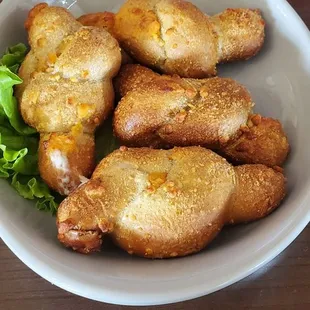 Pimento cheese pretzel twists