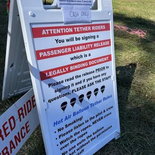 Tethered balloon rules