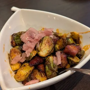 We enjoyed the brussel sprouts appetizer, nice combo of salty and sweet