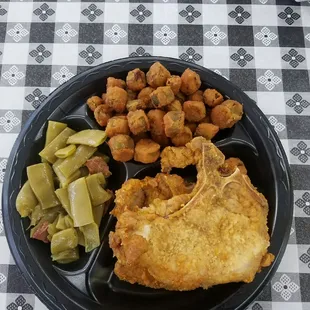 Tuesdays is my favorite because of the pork chops.