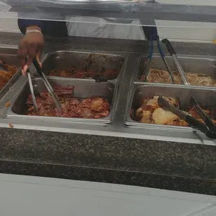 This is the buffet at Carolina Buffet.