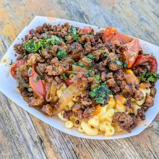 Chorizo Mac &amp; Cheese (special) | Instagram: @telephonesmoothie