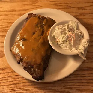 Ribs/coleslaw- Carolina Gold Sauce
