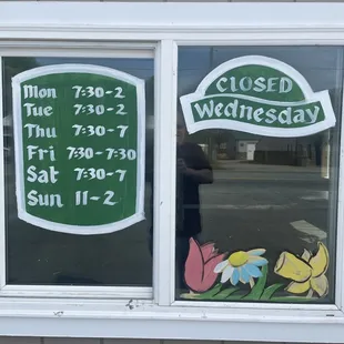 Extended hours for summer