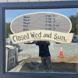 New hours