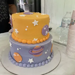 Beautiful space cake