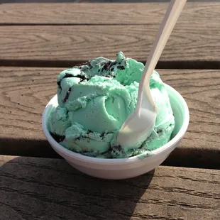 Mint Oreo ice cream!