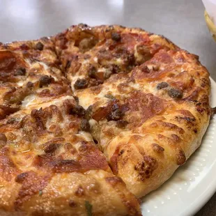 Meat lovers single pizza