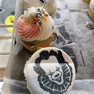 a variety of cupcakes