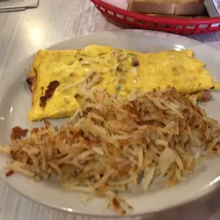 Ham N Cheese Omelette