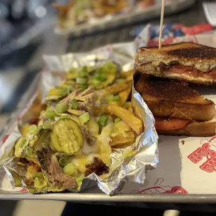 305 fries and grilled cheese
