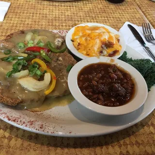 Smothered Fried Pork Chops
