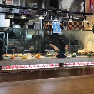 sushi and sashimi, interior