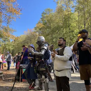 Dressed up participants