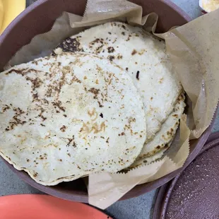 Tortillas frescas