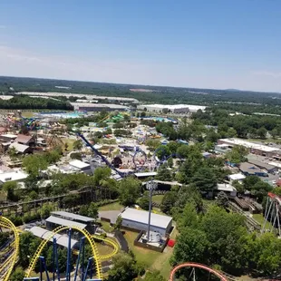 You can see the whole park fron up here.