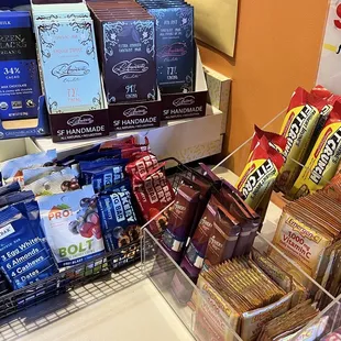 Counter snacks as you check out.