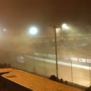 April 6, 2018 Sprint Cars North vs South  Awesome track and great racing