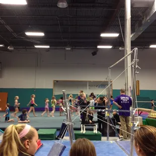 Saturday meet. Ninety-three kids performing!