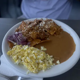 a plate of food on a table