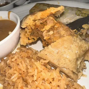 Pork Tamale Plate