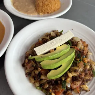 Machaca Con Verdura Y Papas