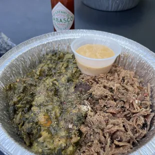 Lunch special Turkey w Spinach side. Yummy. Wanted more.