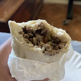 Carne asada burrito